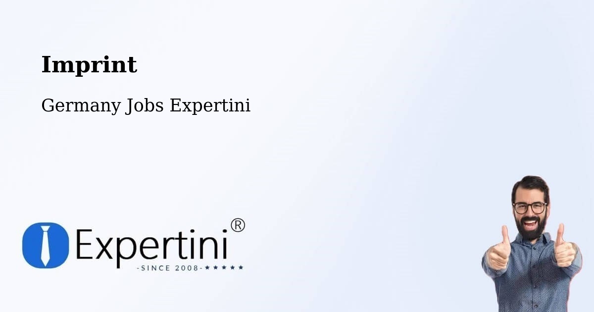 Imprint - Germany Jobs Expertini